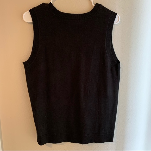 ModCloth Charter School Black Sleeveless Sweater - Picture 8 of 9